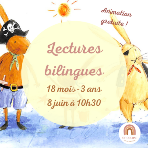 Lectures bilingues anglais Nantes Of Course Montessori 4-7 ans 260624