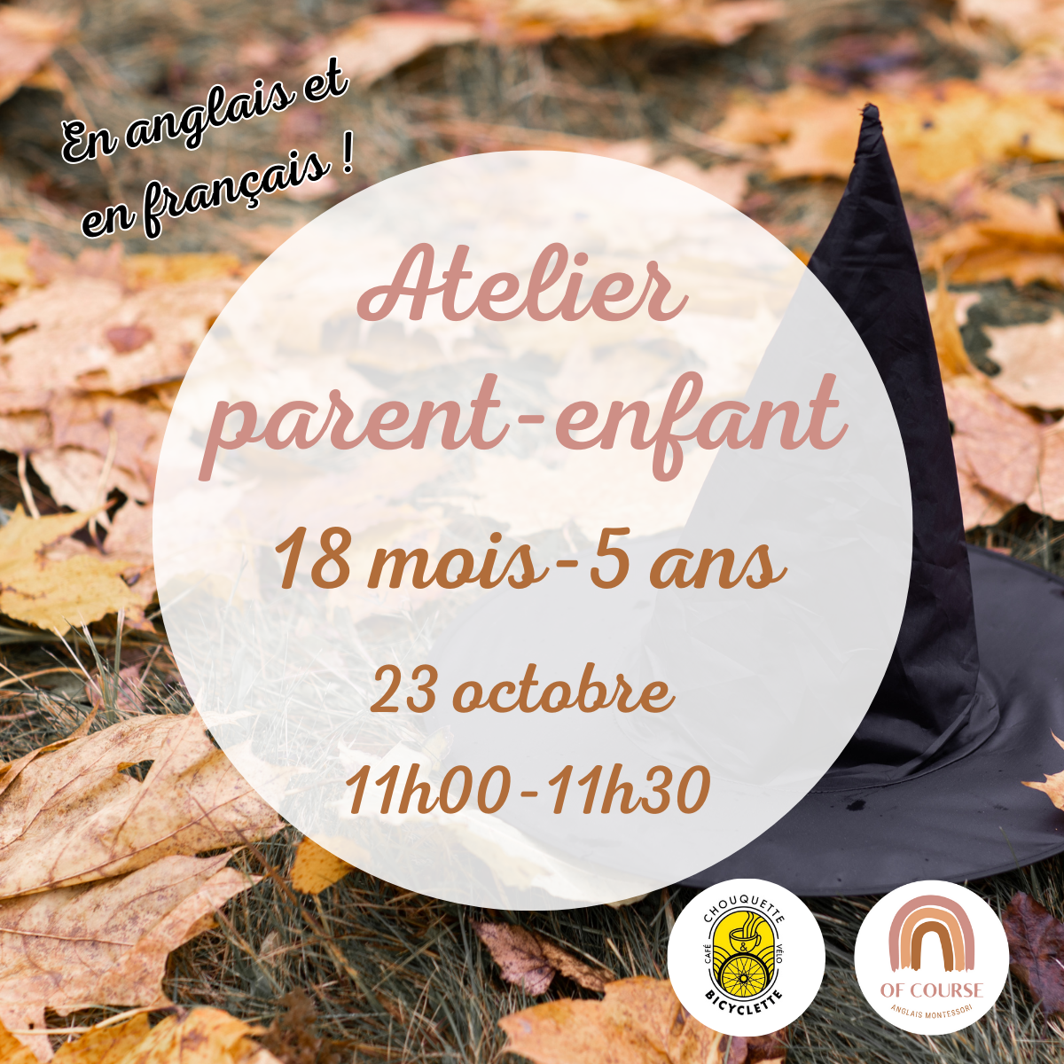 Atelier parent enfant à Nantes Sud vacances de la Toussaint 23 10 24